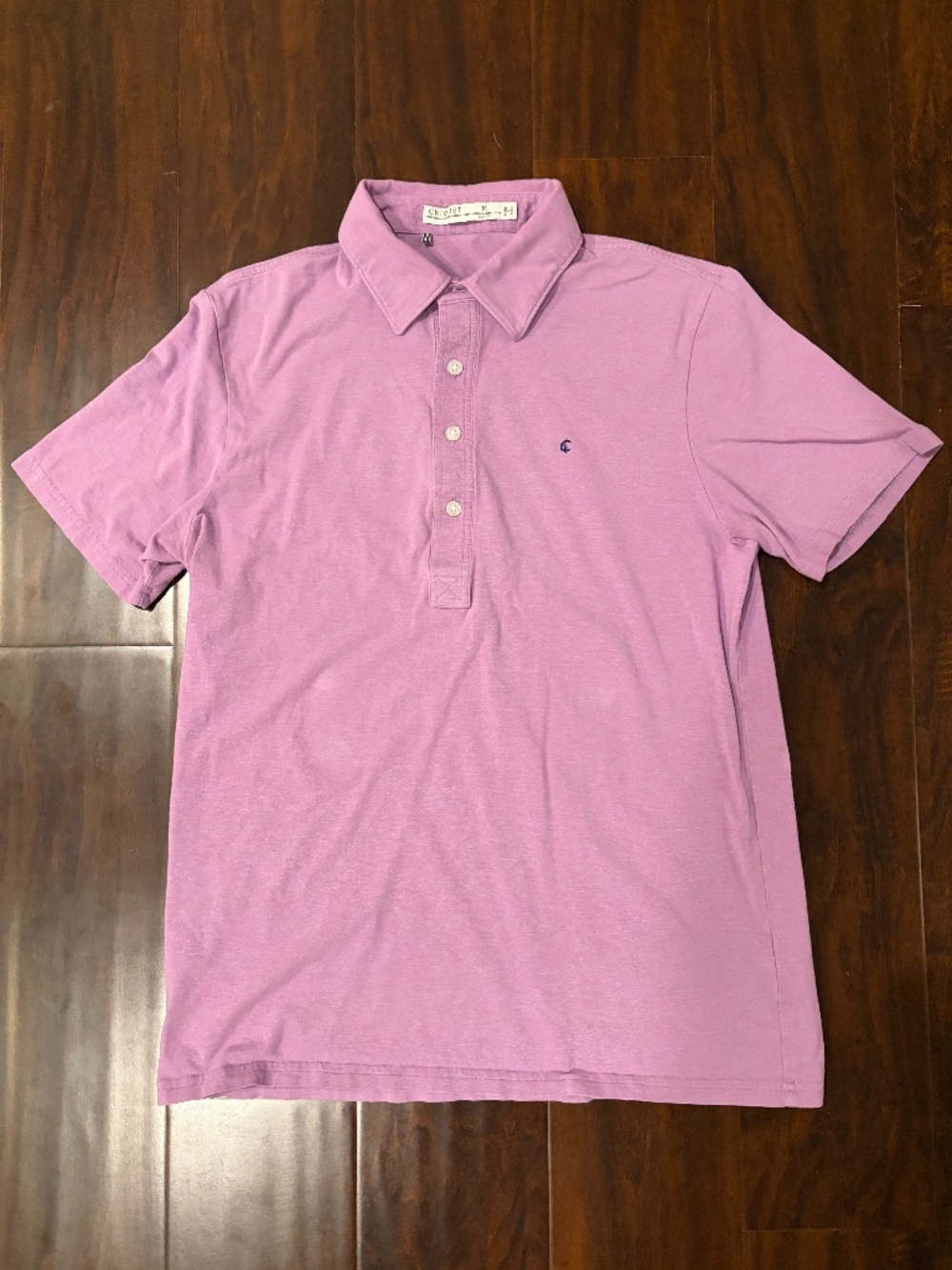 Criquet Slim Fit Top-Shelf Range Polo - Size Medium - Light Purple
